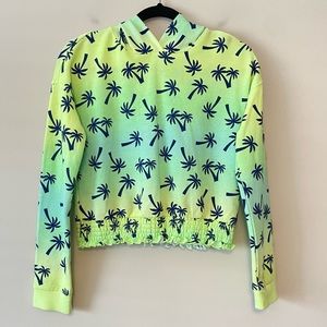 Crown&Ivy Cropped Hooded Sweater